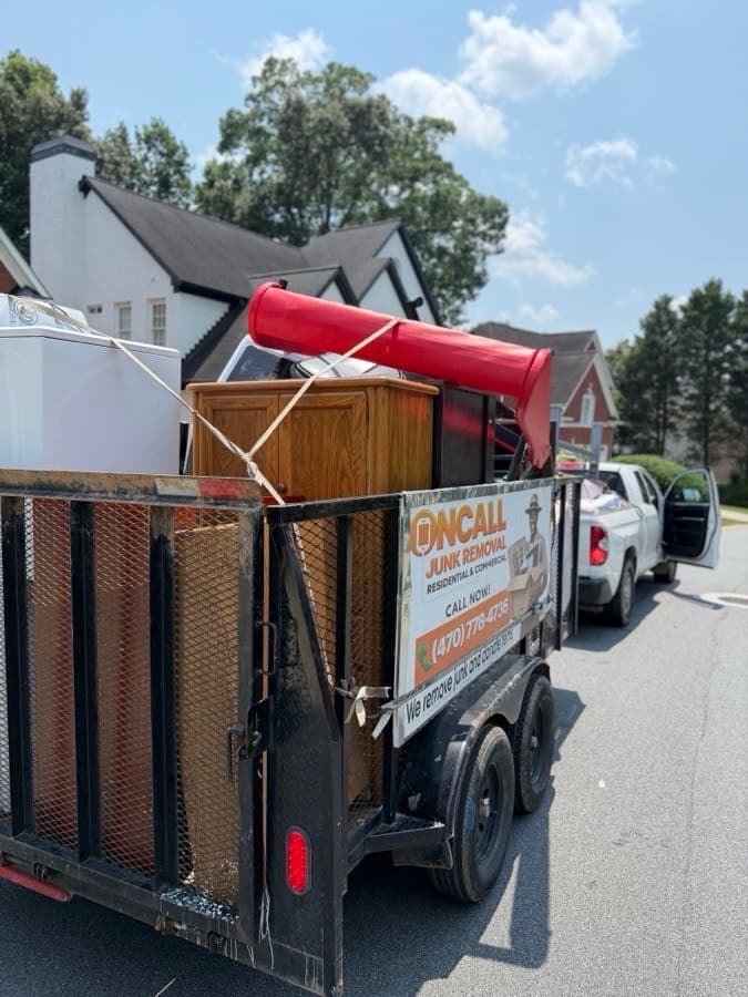 Loaded trailer — curbside pickup - Marietta